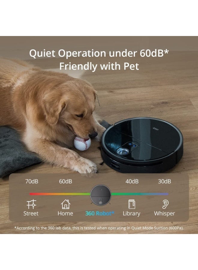 360 BOTSLAB 360 S10 Smart Robot Vacuum and Wiping Cleaner, 3300Pa Powerful Suction, 2-in-1 Vacuum & Mop, LDS Laser Navigation, Voice Assistant Support, Large Water Tank - Image 3